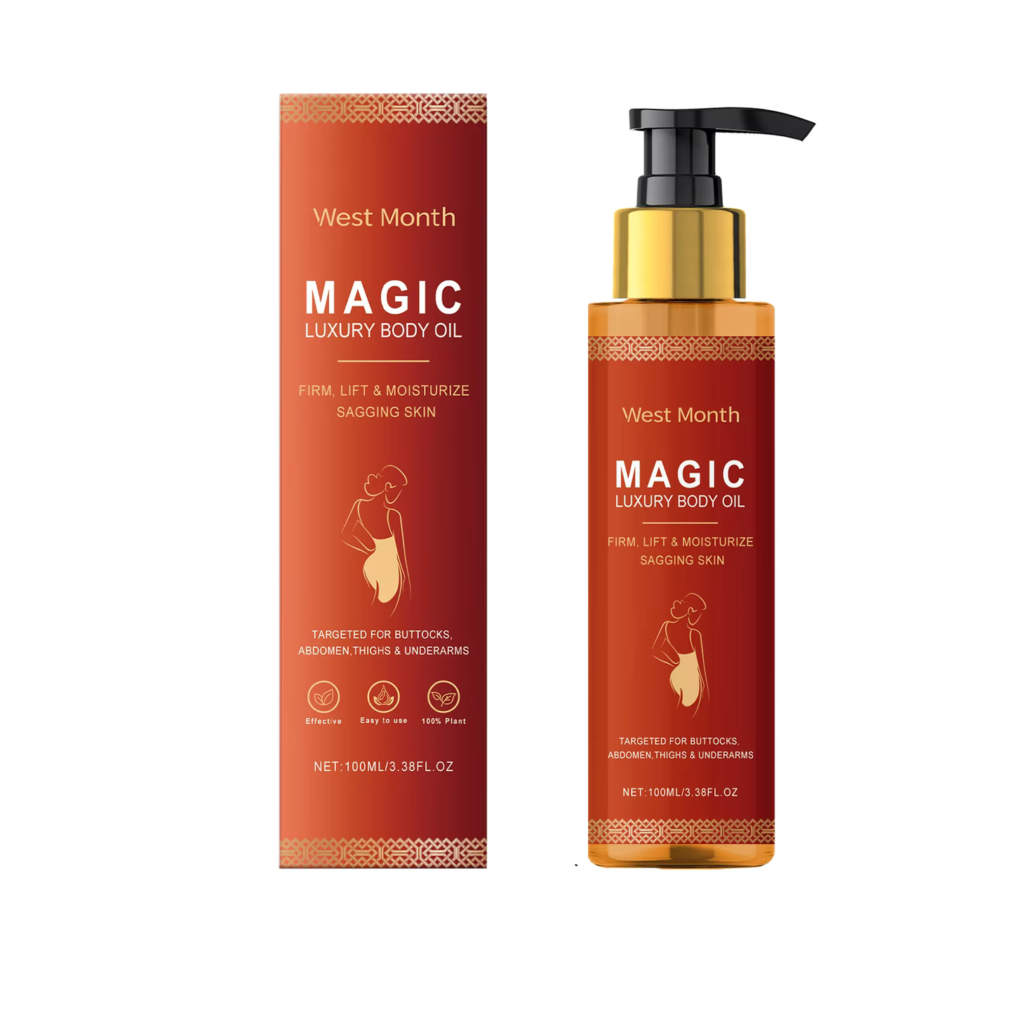 Magic Luxury Body Oil - Rejuvenating Repairing Soften Nourishing